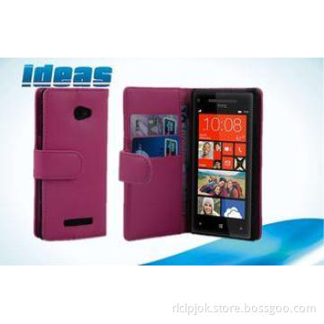 Fashion Wallet HTC Leather Phone Case Cover Stand For HTC W